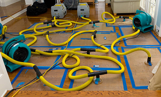 Professional Water Extraction technician working in Poway, CA